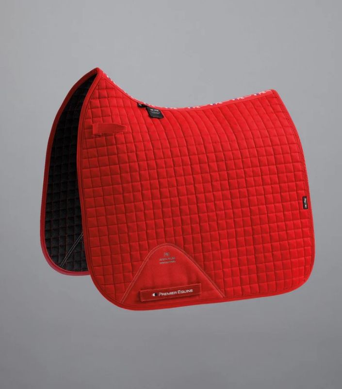 PE CC Dressage Cotton Saddlecloth (Red)